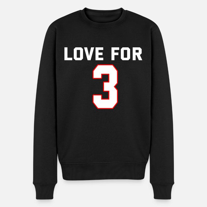 Amour pour 3 - Pull Premium bio Homme - noir