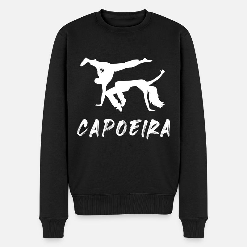 Capoeira - Pull Premium bio Homme - noir