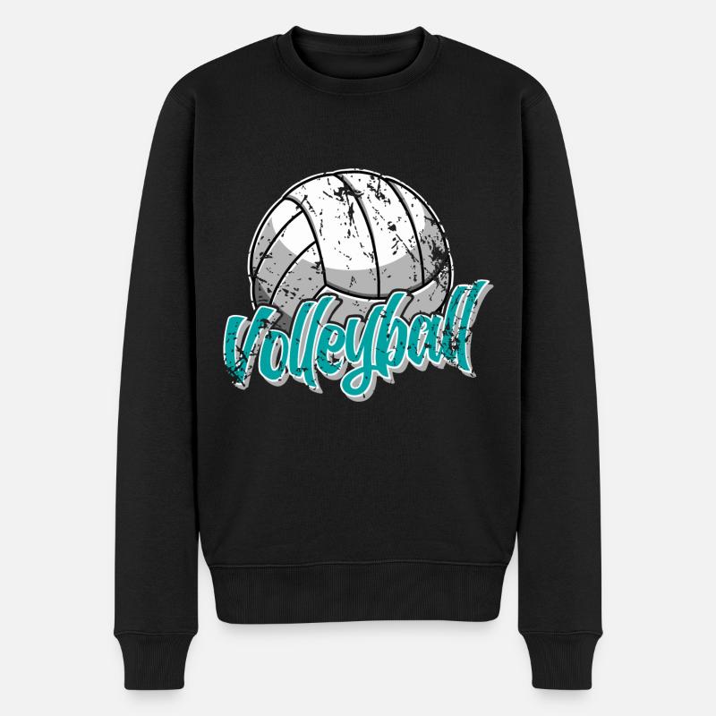 Volley-ball - Pull Premium bio Homme - noir