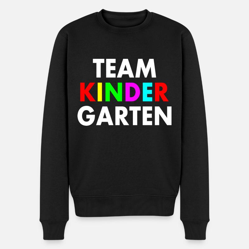Jardin d’enfants en équipe - Pull Premium bio Homme - noir