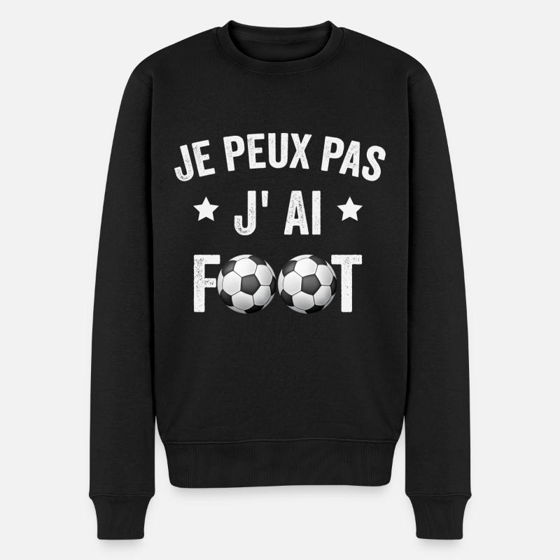 J'PEUX PAS J'AI FOOT - Pull Premium bio Homme - noir