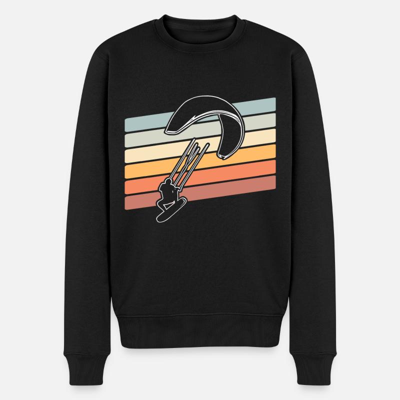 Kitesurfeur Kiteboard Kitesurf Kitesurf - Pull Premium bio Homme - noir