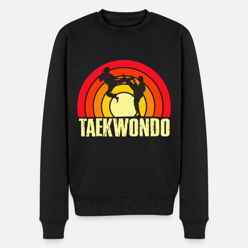 Taekwondo - Pull Premium bio Homme - noir