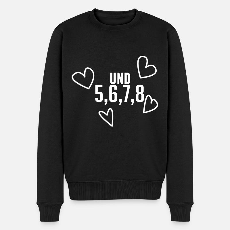 Tanzen Tanz Tanzkurs Rhythmus - Männer Premium Bio Pullover - Schwarz