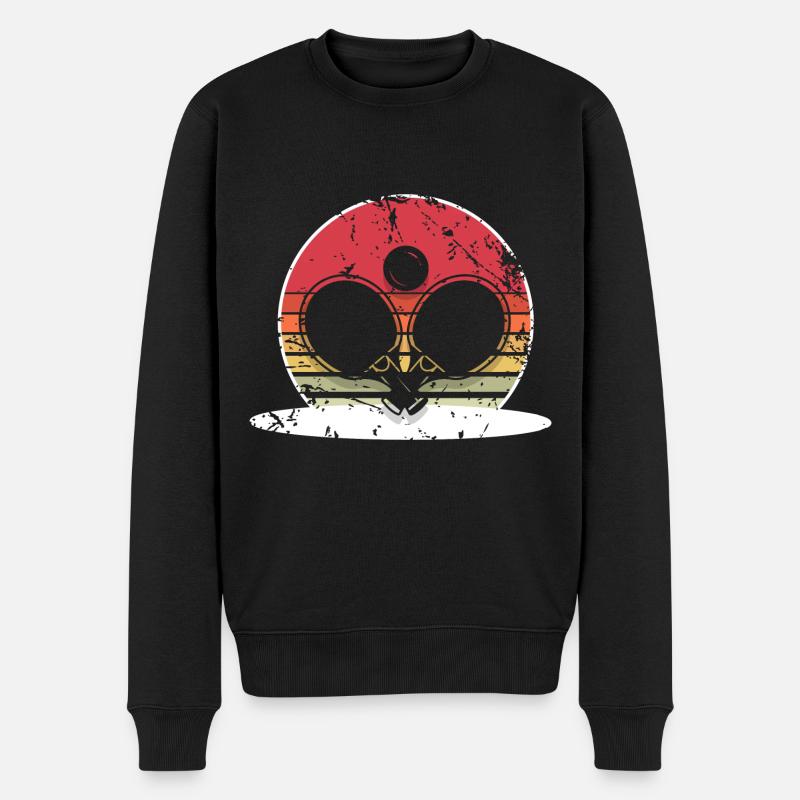 Ping-pong - Pull Premium bio Homme - noir
