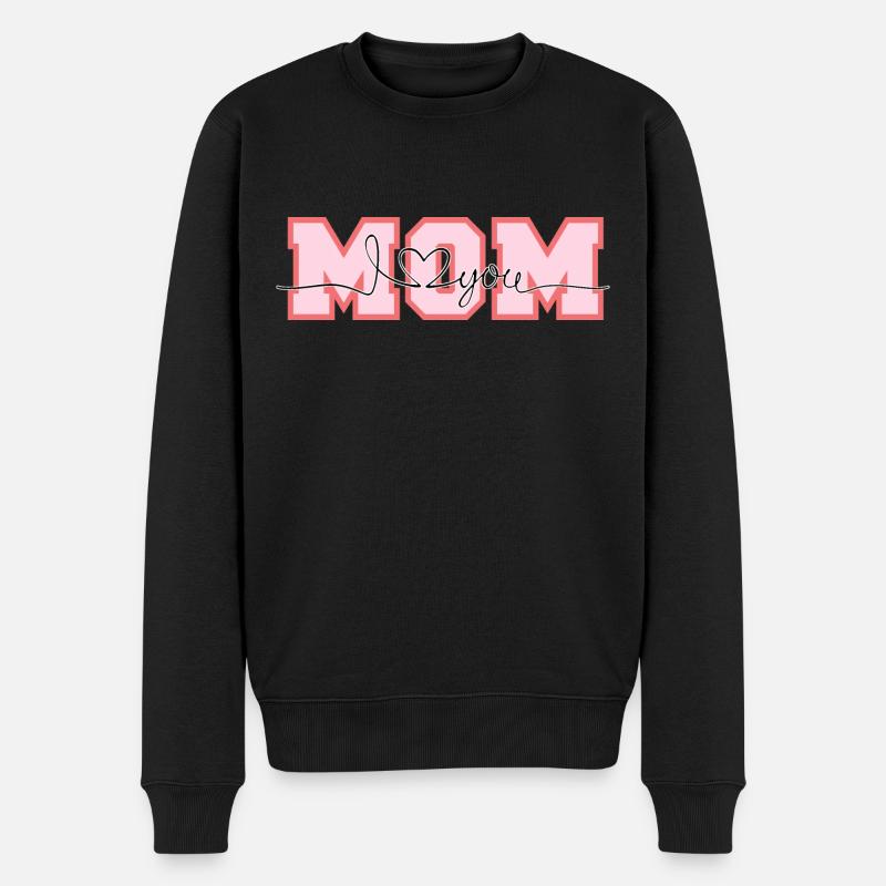 Maman - Je t’aime - Pull Premium bio Homme - noir