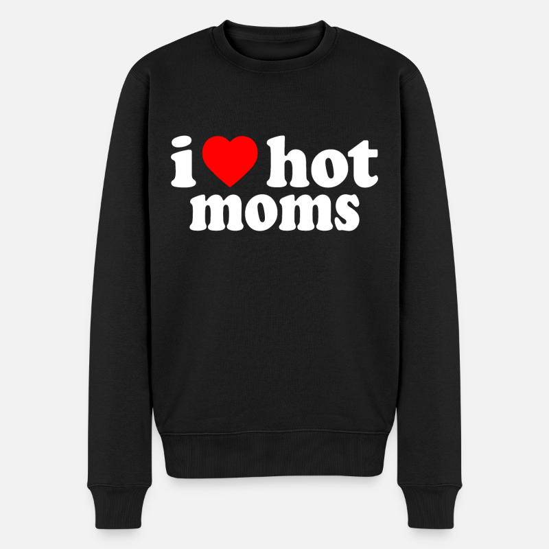 I love hot moms - Pull Premium bio Homme - noir