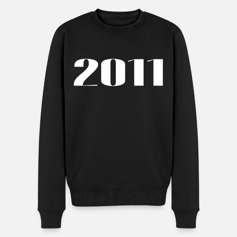 2011 - Cadeau né en 2011 - Pull Premium bio Homme - noir