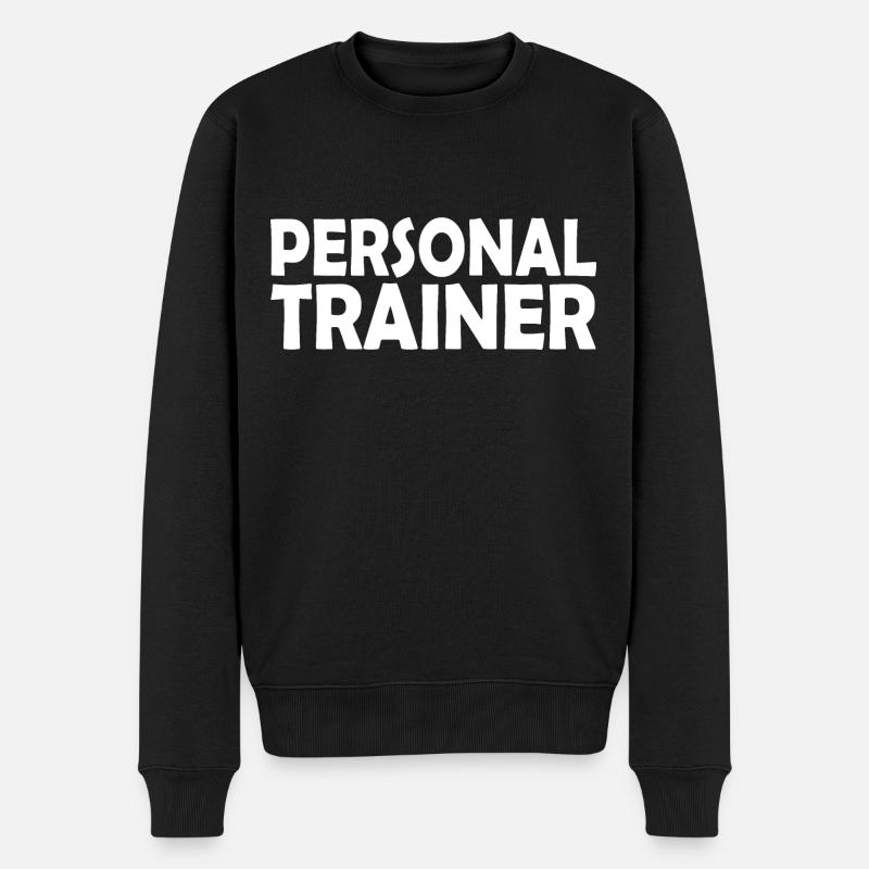 Personal trainer - Pull Premium bio Homme - noir