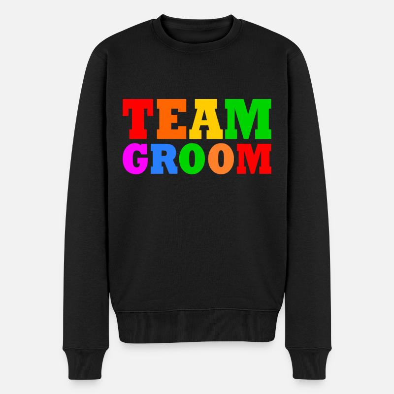 Team groom - Pull Premium bio Homme - noir