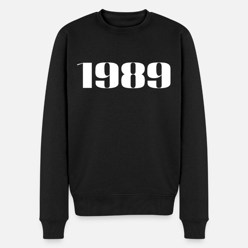 1989 - Cadeau né en 1989 - Pull Premium bio Homme - noir