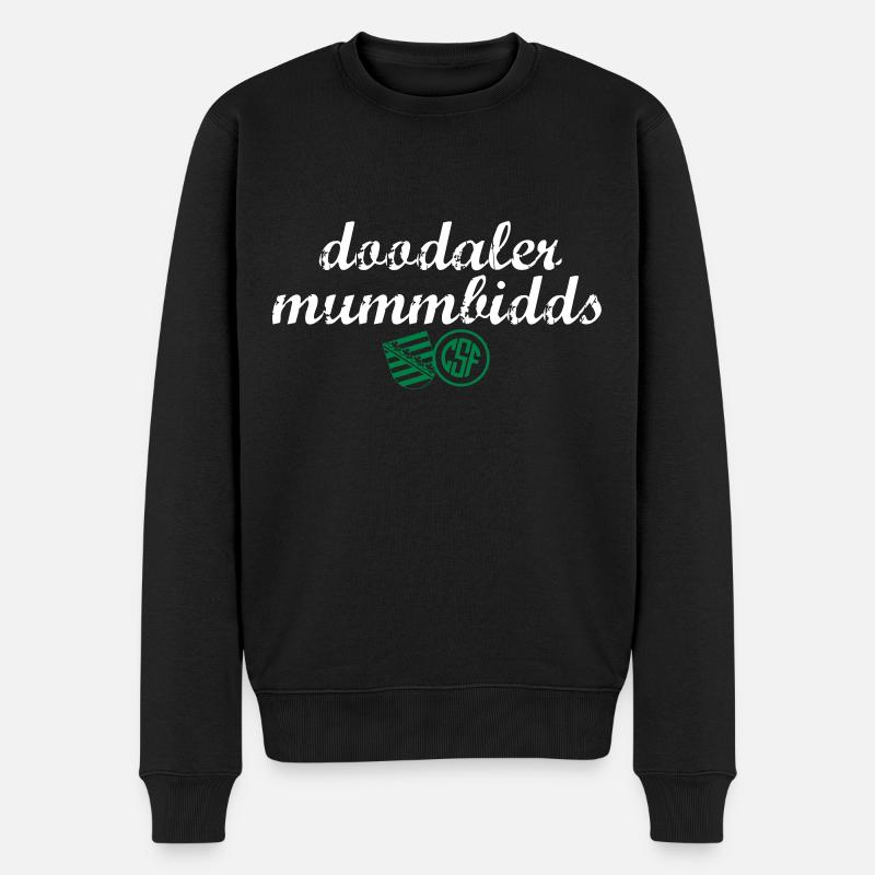 Doodaler Mummbidds - Männer Premium Bio Pullover - Schwarz