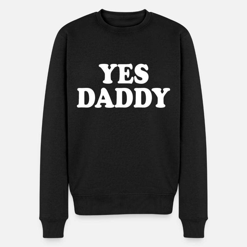 Yes daddy - Pull Premium bio Homme - noir