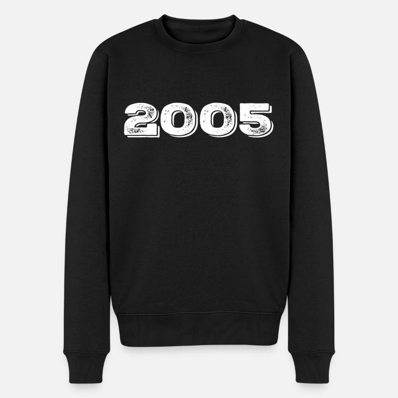 Cadeau d’anniversaire 2005 - 2005 - Pull Premium bio Homme - noir