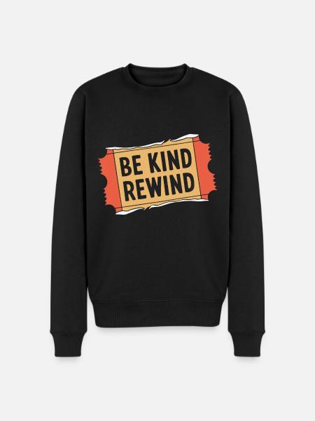 90s 90s Retro Gift - Men's Premium Organic Jumper - black