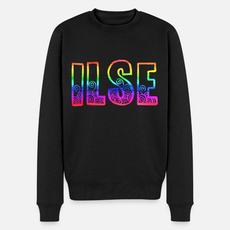 ilse rs arc-en-ciel - Pull Premium bio Homme - noir