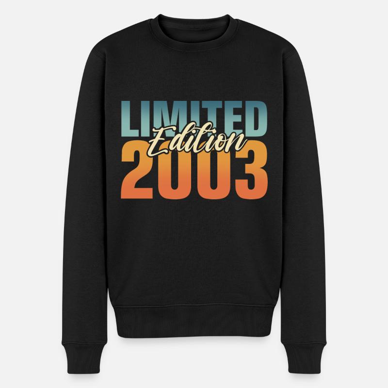 20. Geburtstag 2003 Jahrgang 20 Jahre - Männer Premium Bio Pullover - Schwarz