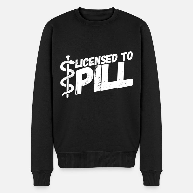 Pharmacie pharmacie pharmaceut - Pull Premium bio Homme - noir