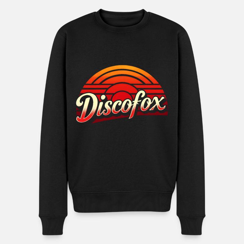 Discofox - Männer Premium Bio Pullover - Schwarz