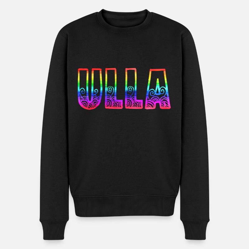 ulla rs arc-en-ciel - Pull Premium bio Homme - noir