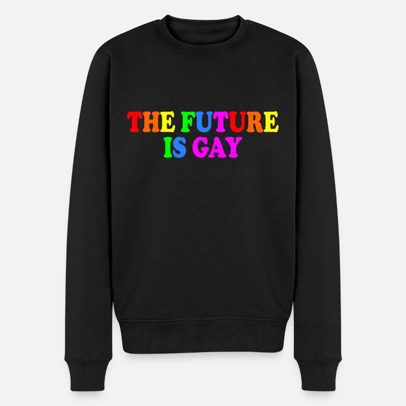 The future is gay - Pull Premium bio Homme - noir