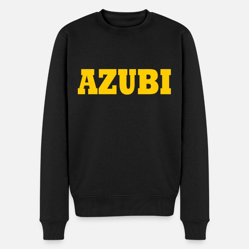 Azubi - Männer Premium Bio Pullover - Schwarz