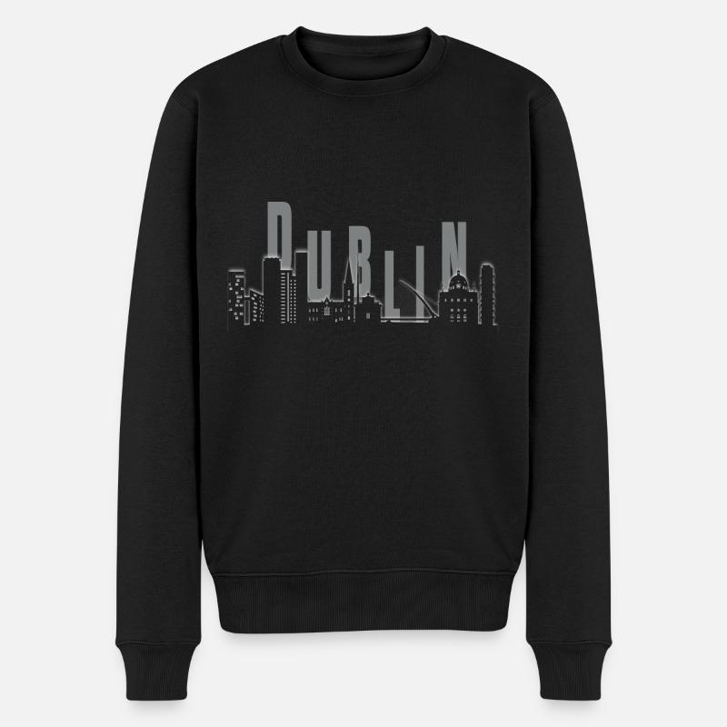 Horizon de Dublin - Pull Premium bio Homme - noir