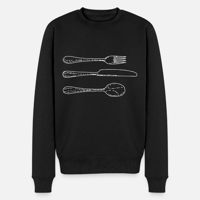 Cuisinier cuisinier cuisinier restaurant - Pull Premium bio Homme - noir