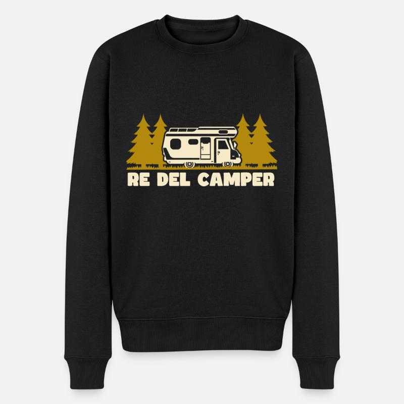 Roi du camping-car - Pull Premium bio Homme - noir