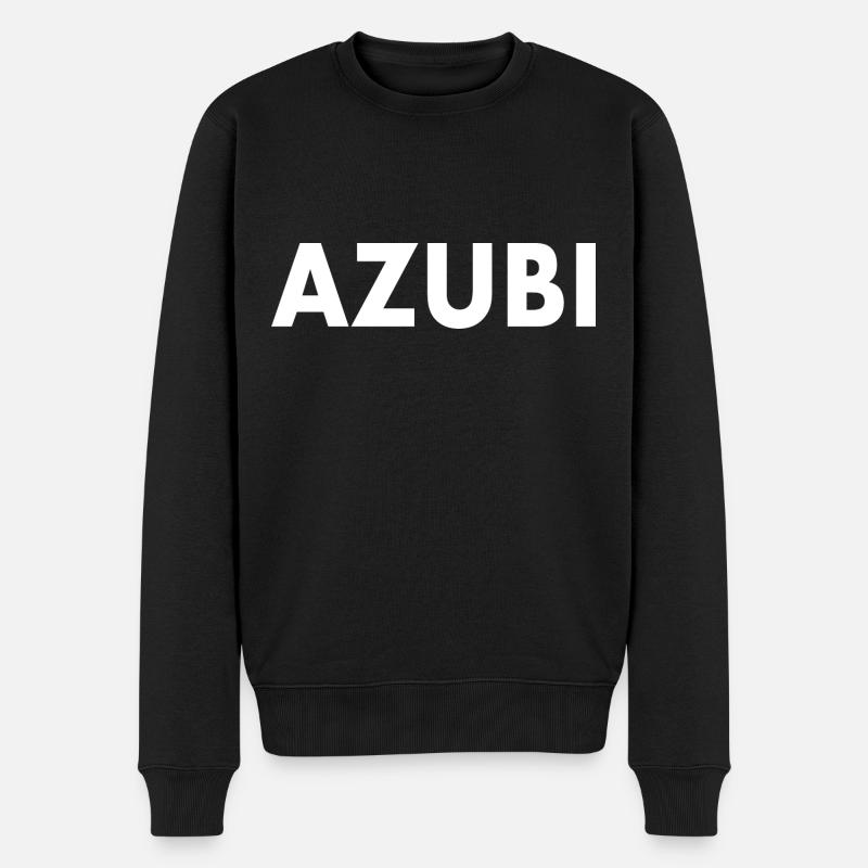 Azubi - Männer Premium Bio Pullover - Schwarz