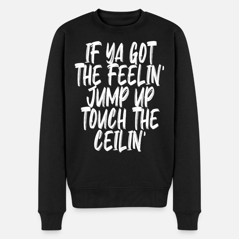 Si tu as le Fellin' - Pull Premium bio Homme - noir