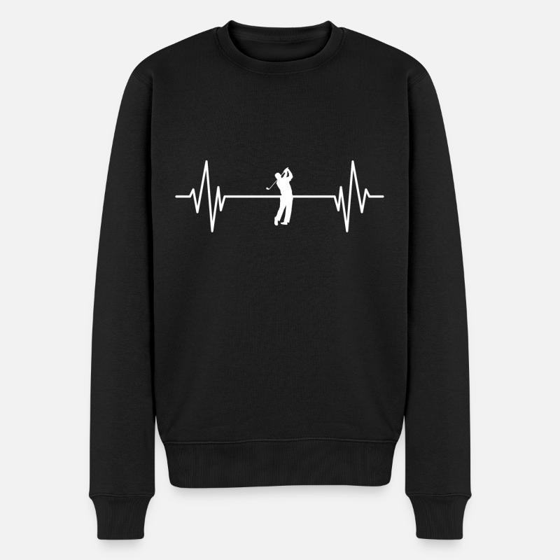 Golf - Hearbeat - Pull Premium bio Homme - noir