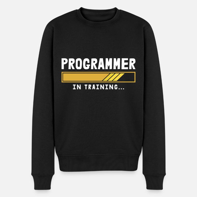 Programmer Coder Software Developer - Men's Premium Organic Jumper - black