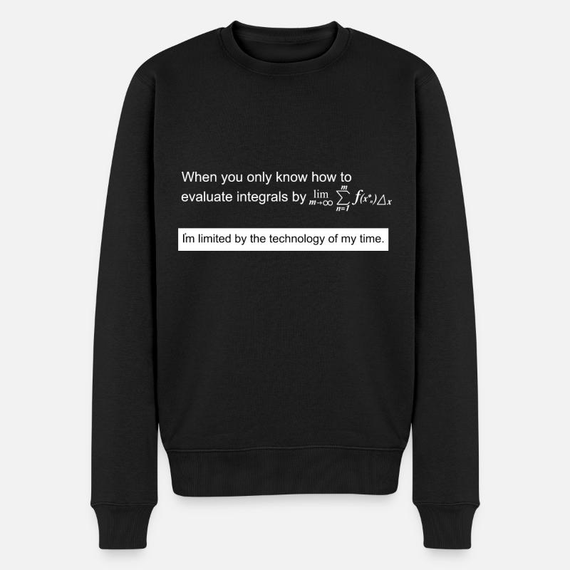 Math gift nerd teacher math teacher math - Men's Premium Organic Jumper - black