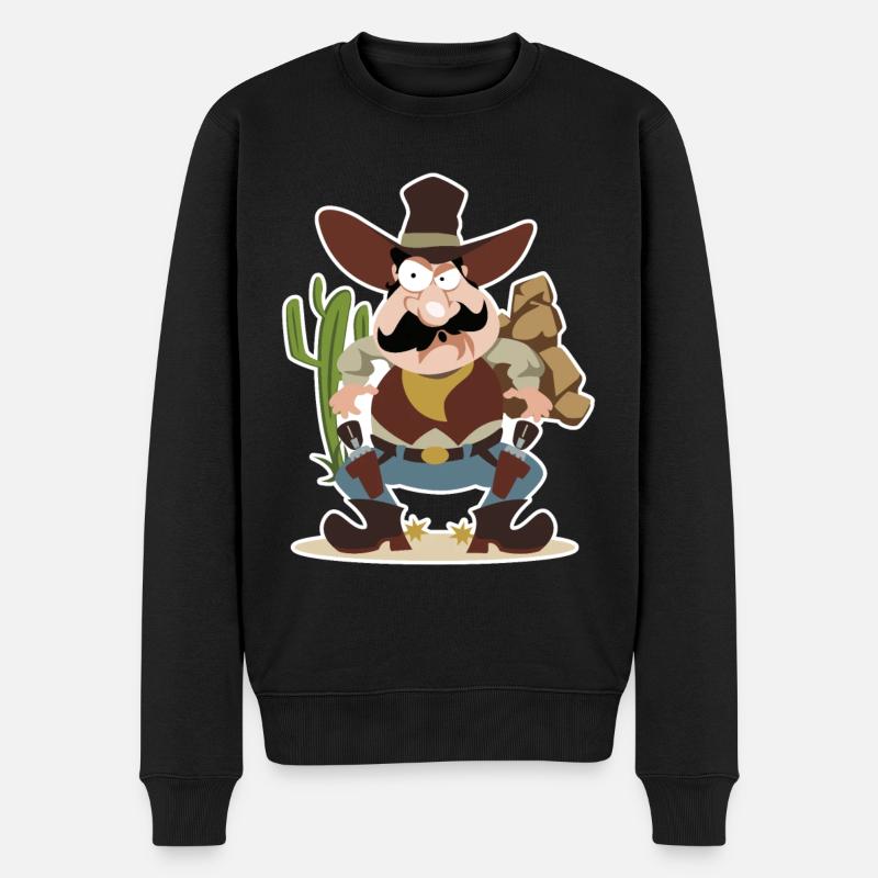 Garrett Ouest - Pull Premium bio Homme - noir