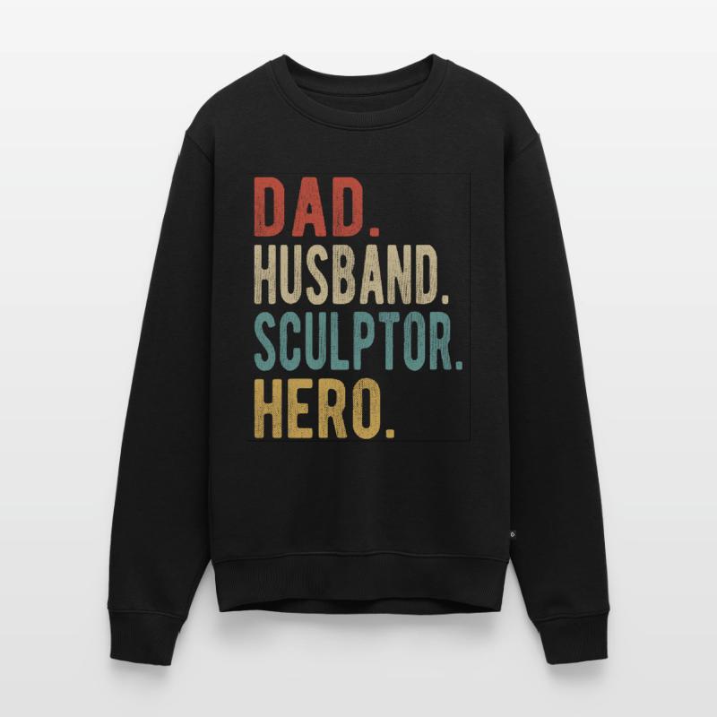 Bildhauer Papa Ehemann Held Männer Premium Bio Pullover
