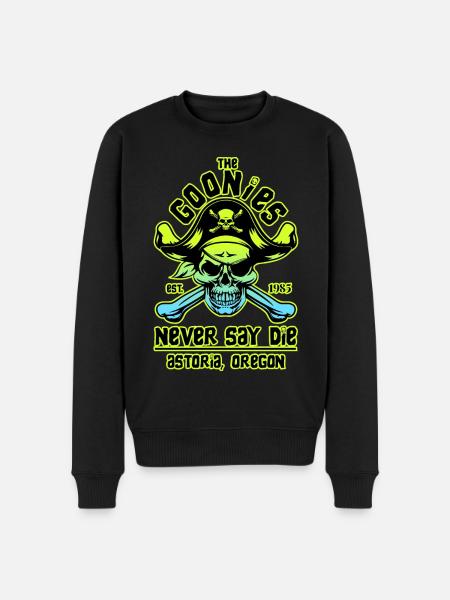 THE GOONIES 7 - Men's Premium Organic Jumper - black