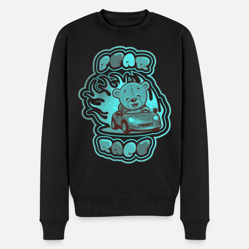 Teddybärenrennen 3 - Männer Premium Bio Pullover - Schwarz
