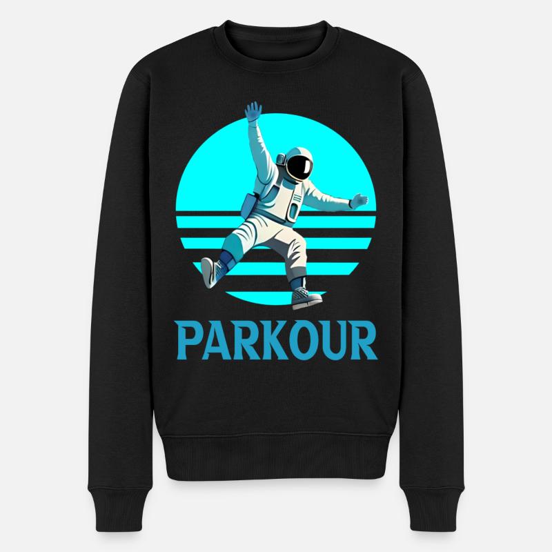 Parkour - Pull Premium bio Homme - noir
