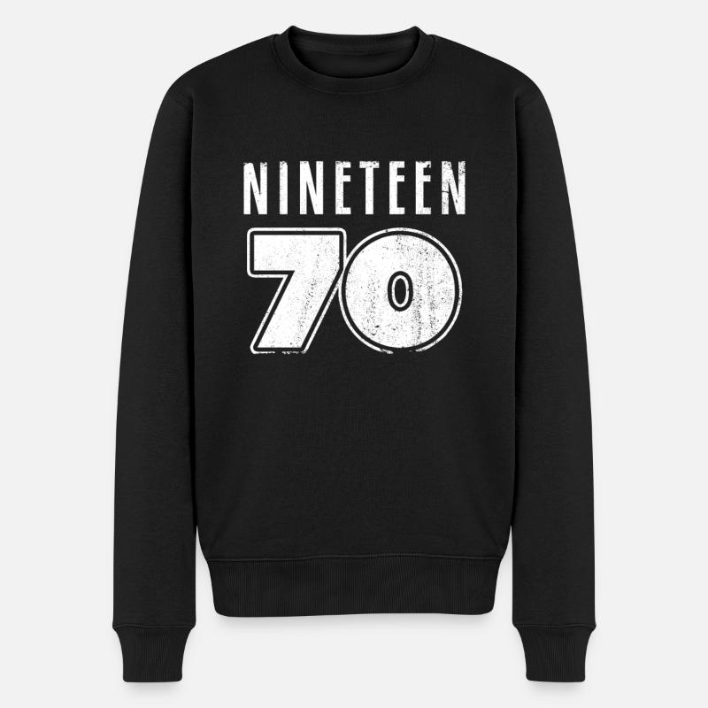 1970 - Pull Premium bio Homme - noir