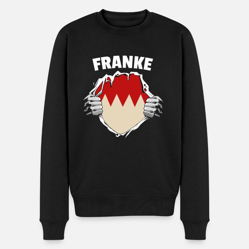 Franke Oberfranke Unterfranke Mittelfranke Franken - Männer Premium Bio Pullover - Schwarz