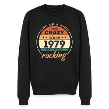 Unique en son genre totalement fou depuis 1979 Rocking - Pull Premium bio Homme - noir - Devant - Nico (187cm)