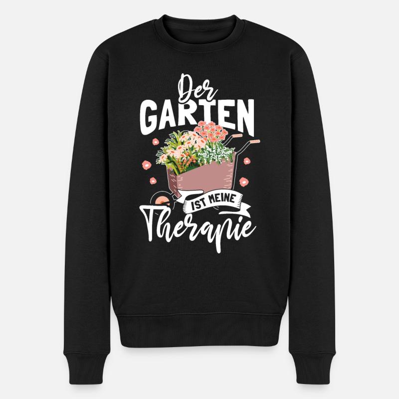 Garten Hobbygärtner Gärtner Gärtnerin Gartenarbeit - Männer Premium Bio Pullover - Schwarz