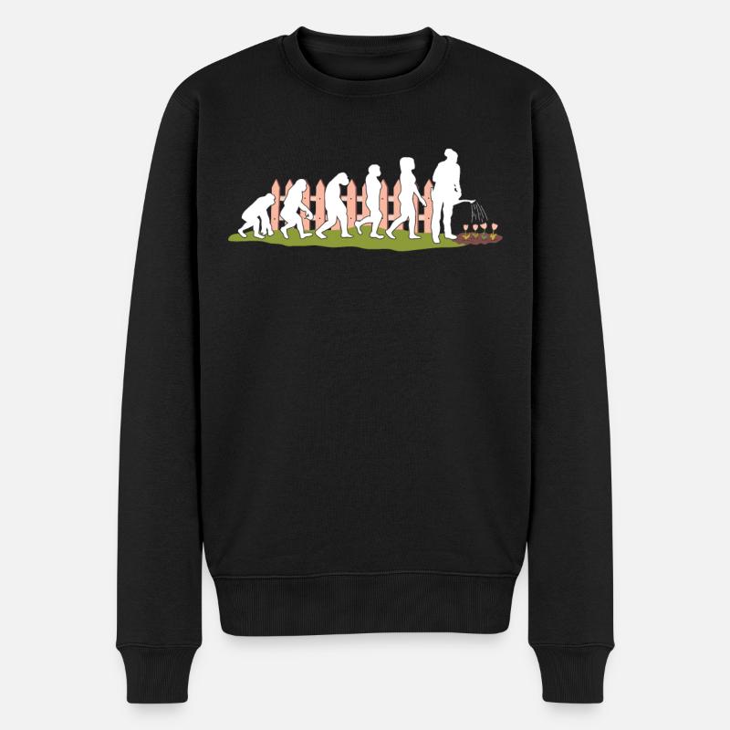Garten Hobbygärtner Gärtner Gärtnerin Gartenarbeit - Männer Premium Bio Pullover - Schwarz