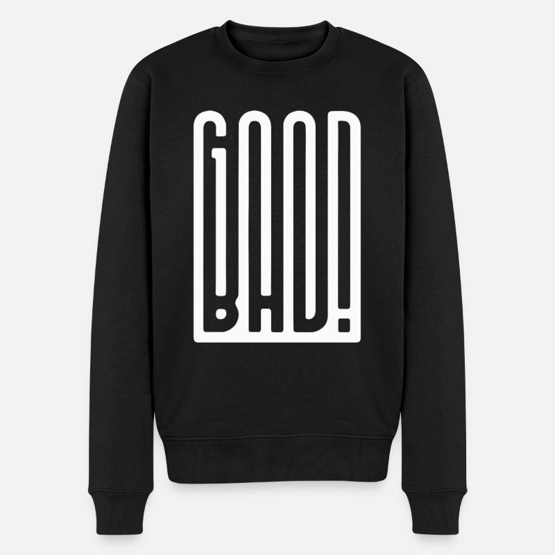 Bon Mauvais - Pull Premium bio Homme - noir
