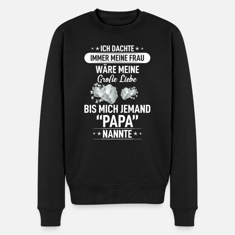Fête des pères - Pull Premium bio Homme - noir