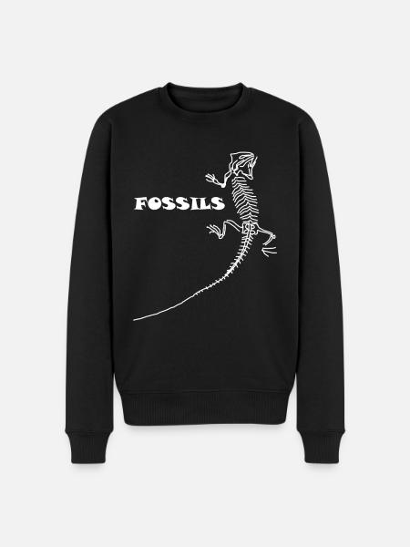 Dinosaurs, fossils, paleontologist, - Men's Premium Organic Jumper - black