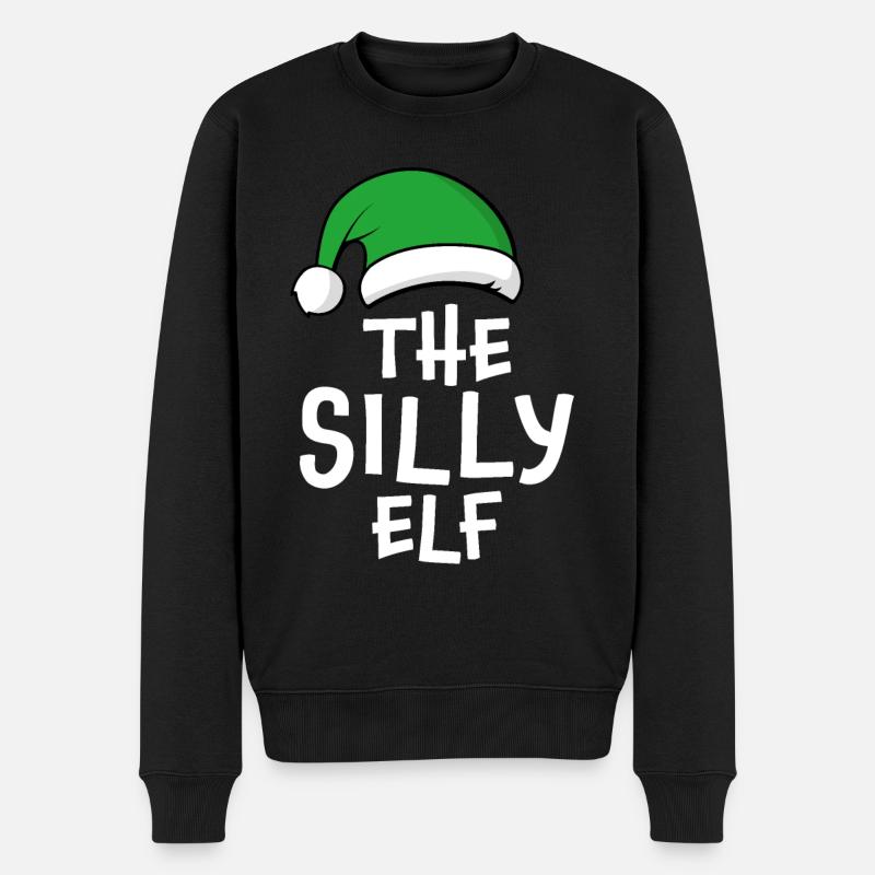 L’Elfe idiot - Pull Premium bio Homme - noir