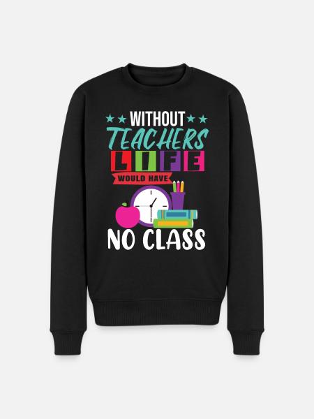 Teaching Class - Men's Premium Organic Jumper - black
