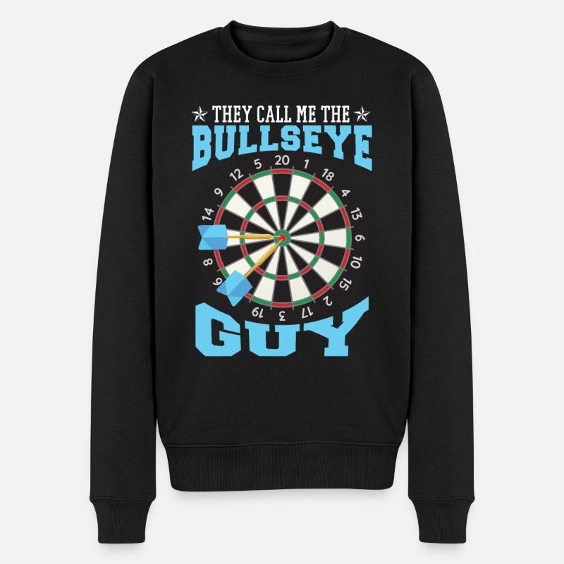 Bullseye Guy Darts - Pull Premium bio Homme - noir
